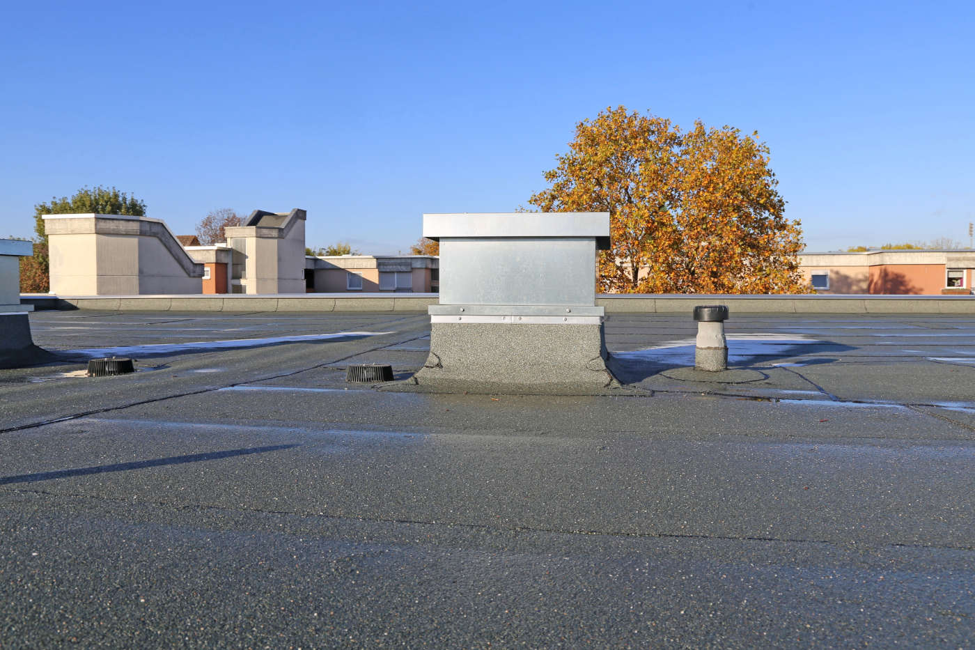 Flat roofing in Clinton Township, MI. Four Seasons Kanga Roof