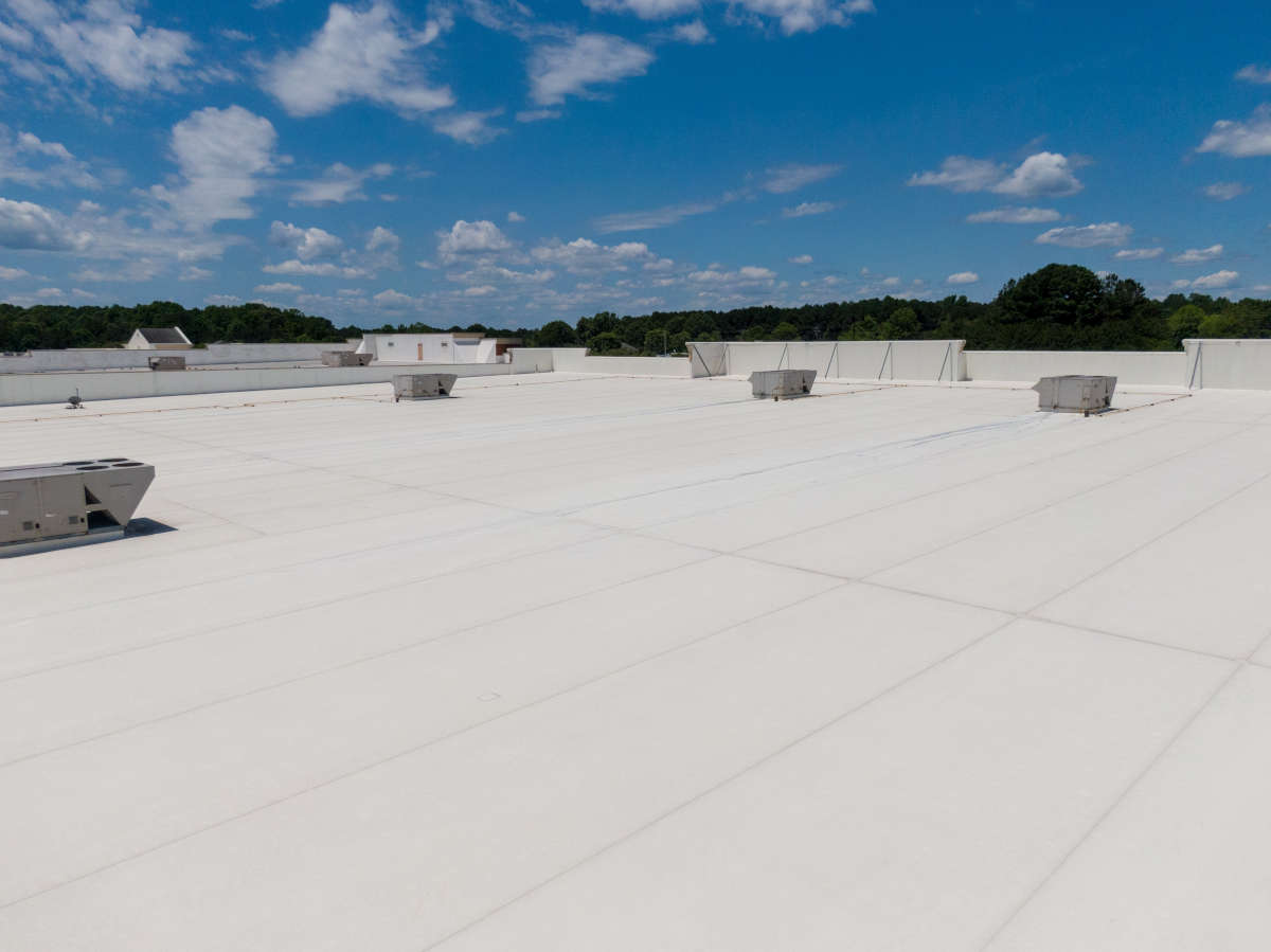 Commercial Roof Replacement in Clinton Township, MI. Four Seasons Kanga Roof