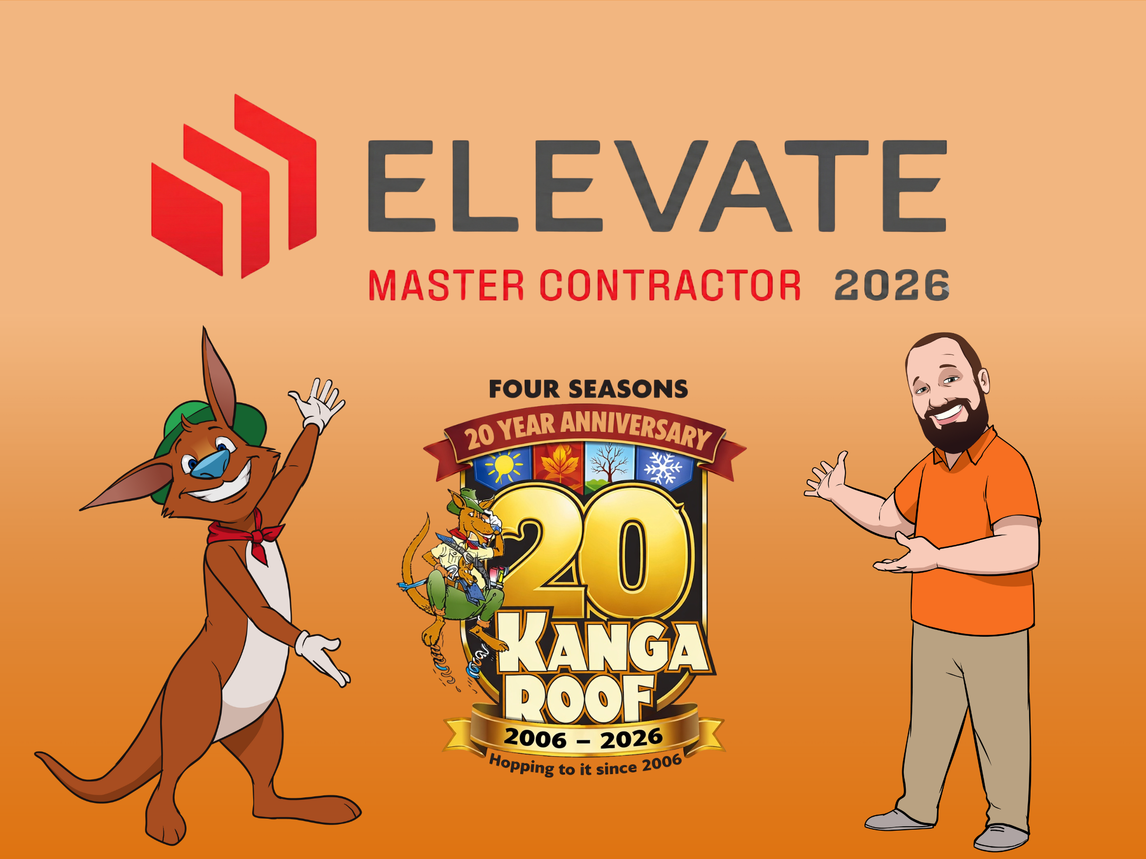 Featured image for “Four Seasons Kanga Roof Earns Elite Master Contractor Status (Again!) from Elevate – Your Top Choice for Commercial Roofing in Metro Detroit”