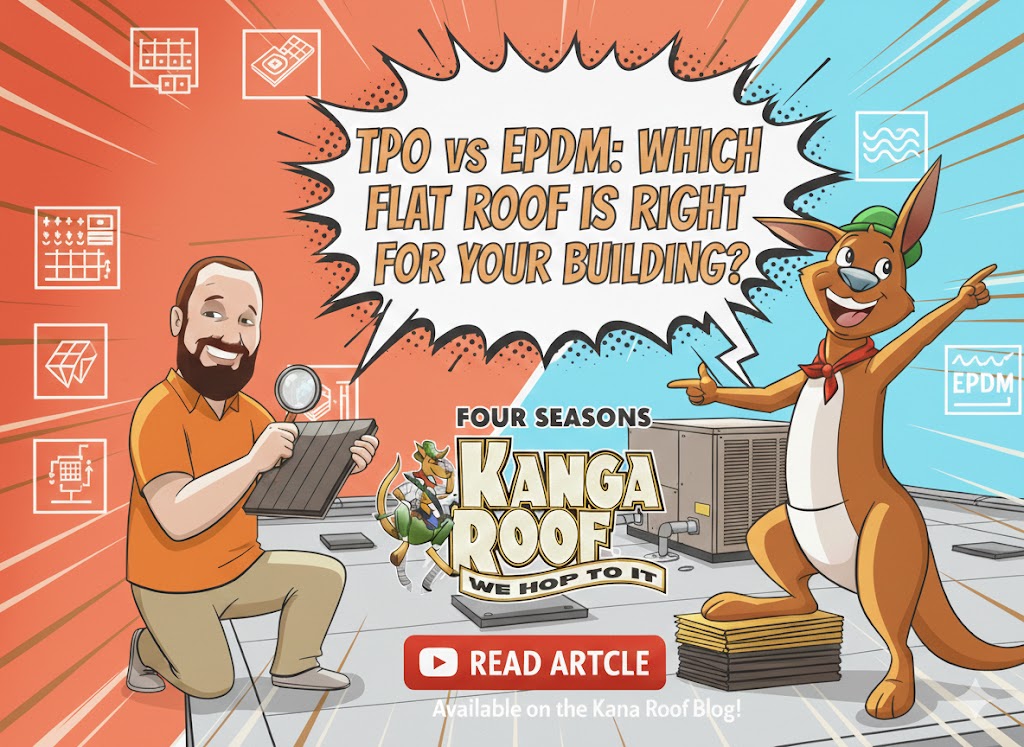 Featured image for “TPO vs. EPDM: Which Flat Roof is Right for Your Metro Detroit Building?”