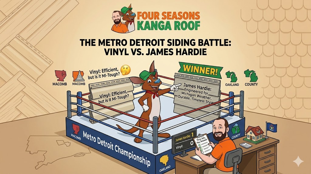 Featured image for “Vinyl Siding vs. James Hardie: Which Siding Wins for Metro Detroit Homeowners?”