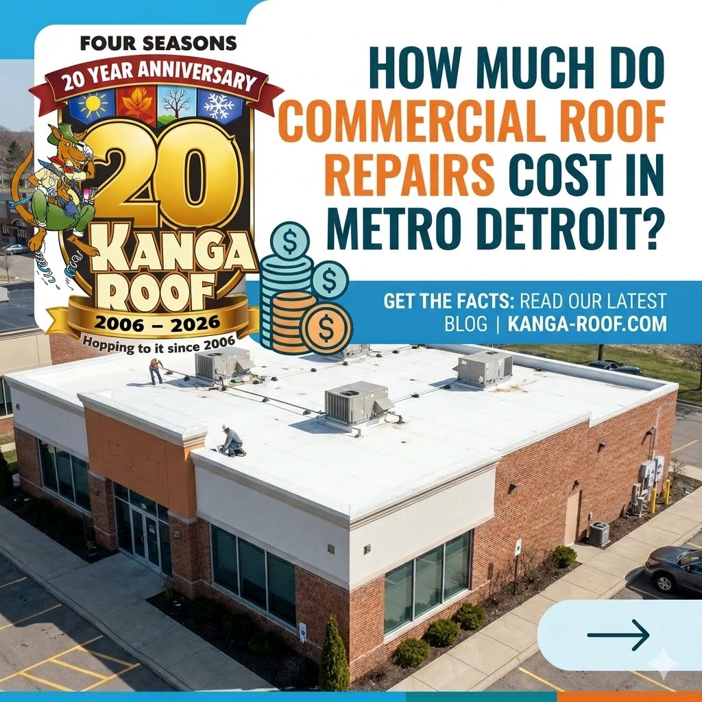 Featured image for “How Much Do Commercial Roof Repairs Cost in Metro Detroit?”