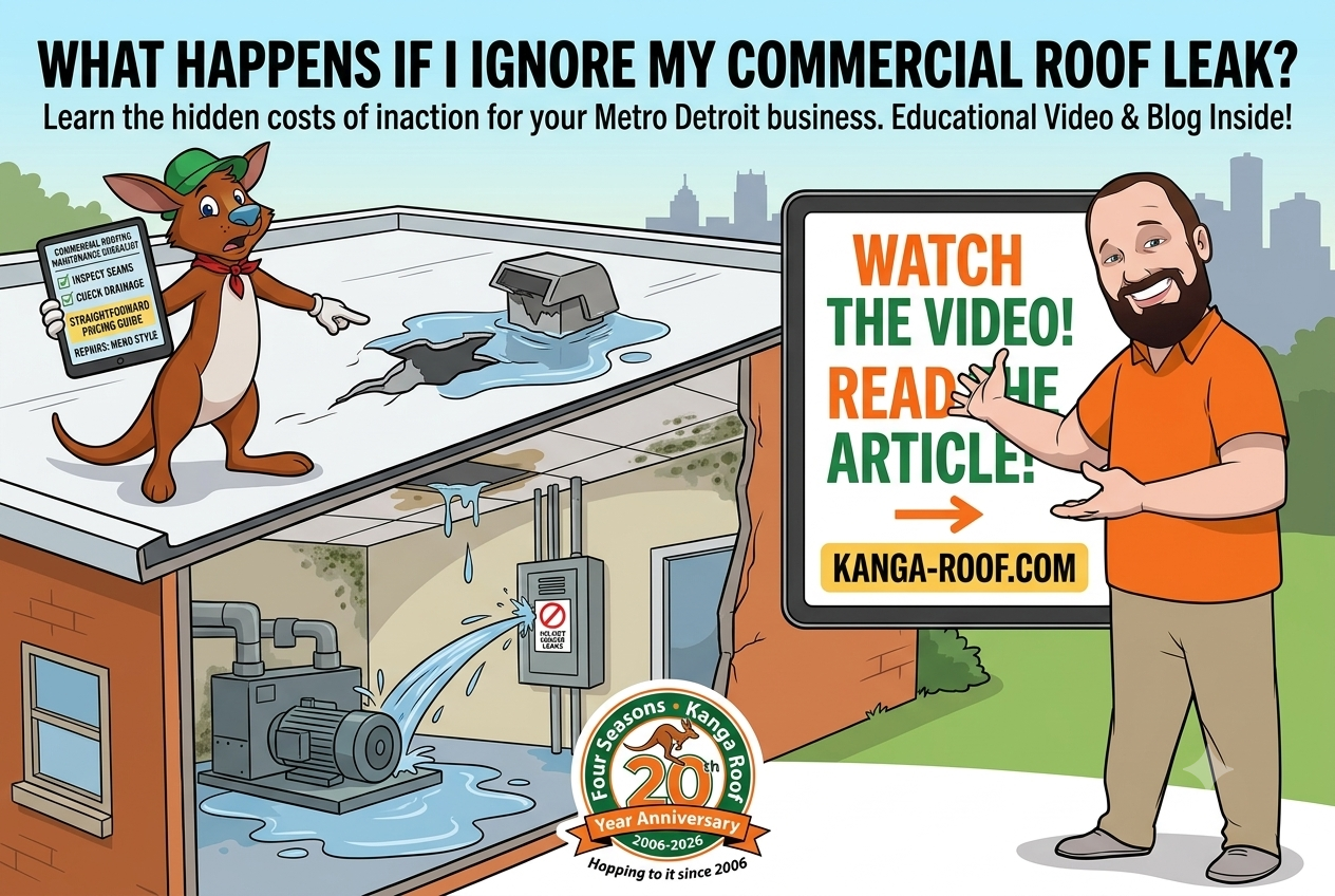 Featured image for “What Happens If I Ignore My Commercial Roof Leak?”