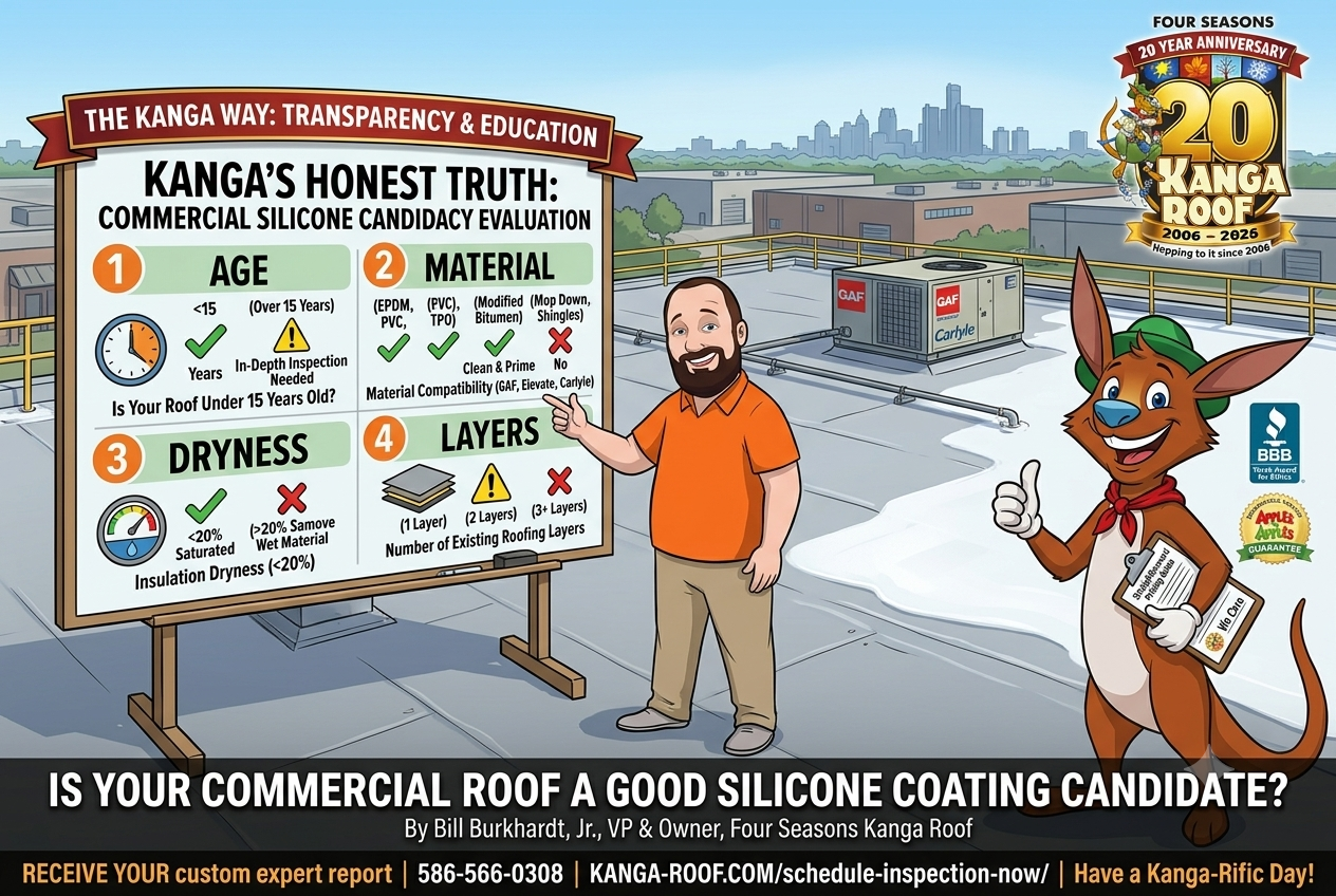 Featured image for “How to Know if Your Commercial Roof is a Good Silicone Coating Candidate”