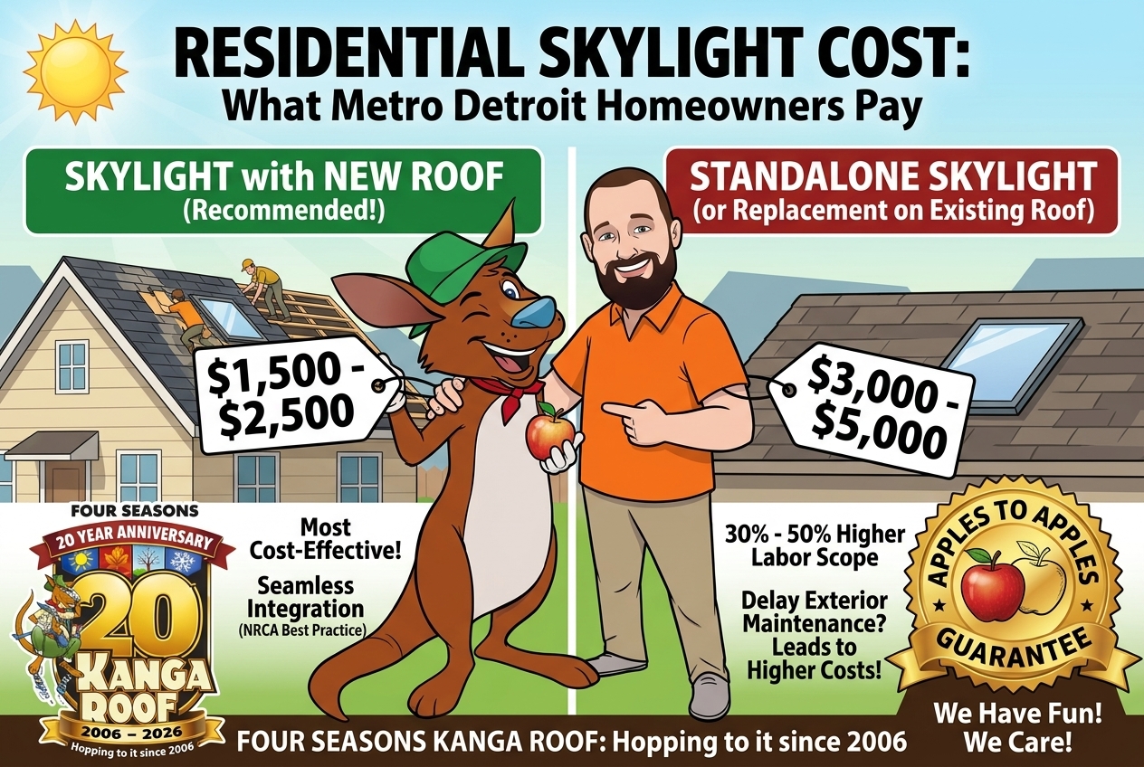 Featured image for “How much do residential skylights cost in Metro Detroit?”
