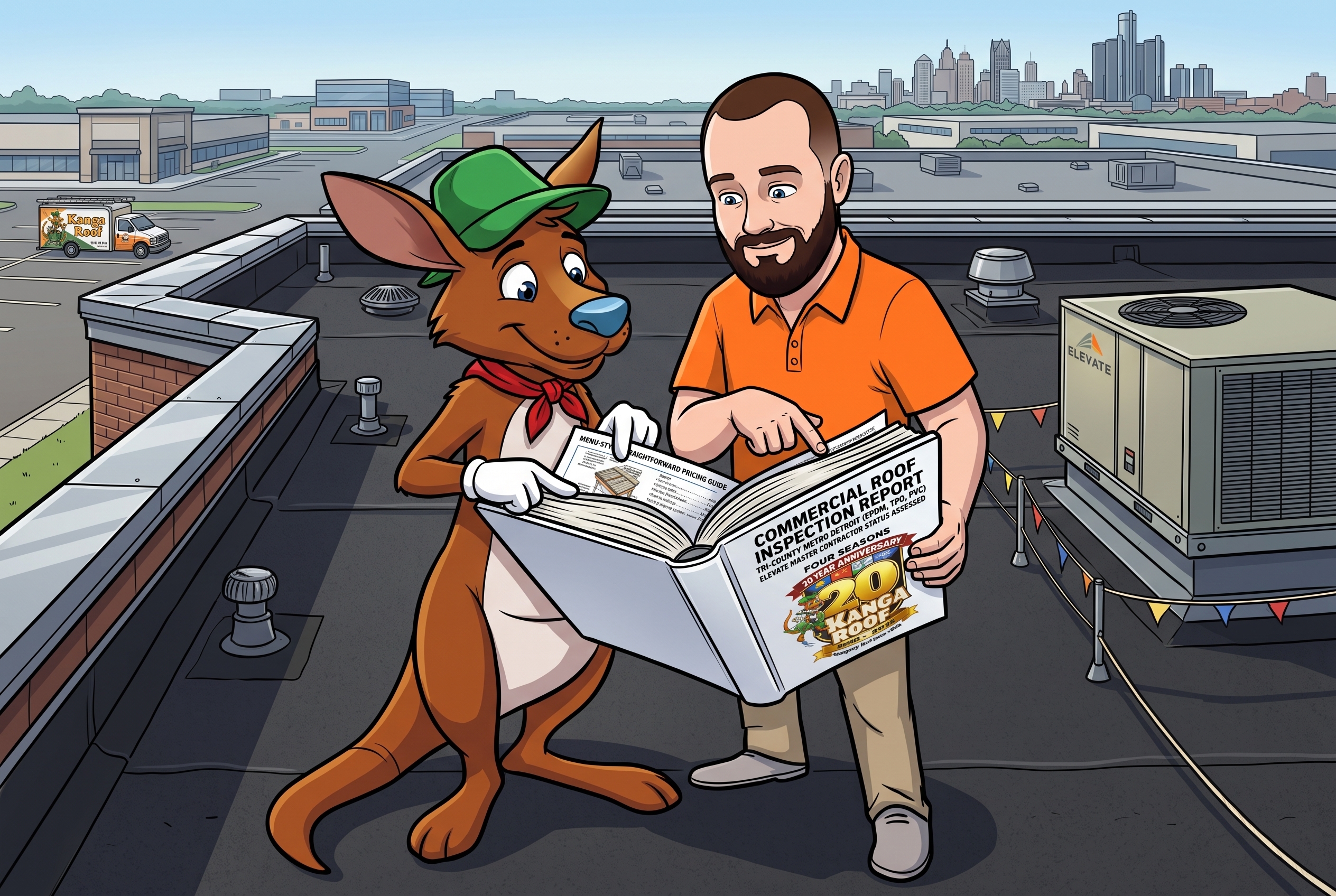 Featured image for “What Exactly Is in a Commercial Roof Inspection? (And Why Metro Detroit Building Owners Shouldn’t Settle for Less)”