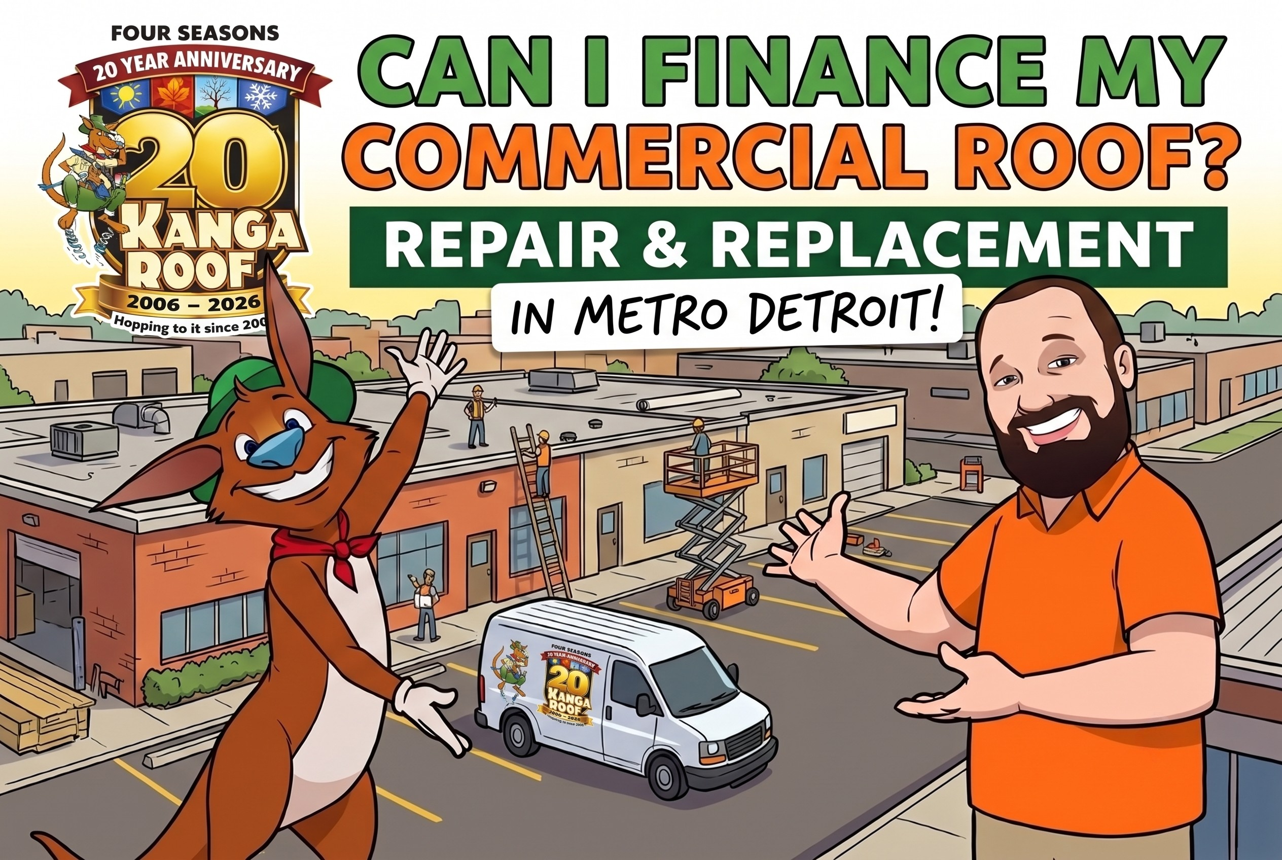 Featured image for “Can I Finance My Commercial Roof Repair or Replacement in Metro Detroit?”